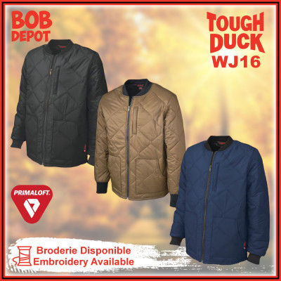 Manteau Coupe-Froid Matelassé avec Isolant PrimaLoft