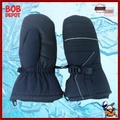 Mitaines de Motoneige en Tissus & Cuir
