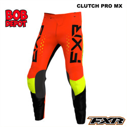 Pantalon Hors-Route CLUTCH PRO MX - Noir/Rouge/Hi-Viz