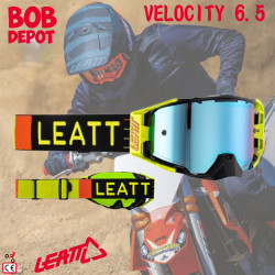 Lunettes/Goggles VELOCITY 6.5 -  Iriz Citrus/Lentille Bleu