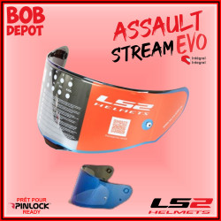 Visières pour  ASSAULT/STREAM - Bleu Iridium