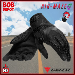 Gants de Moto AIR-MAZE - Noir