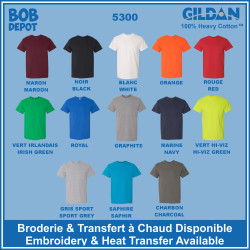 T-Shirts 100% Coton Supérieur avec Poche