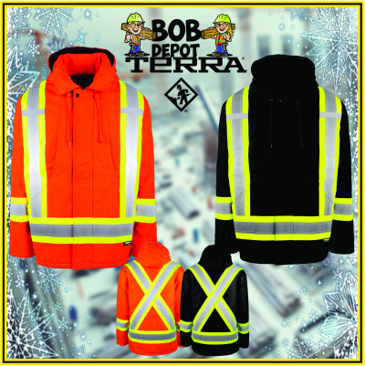 Manteau/Parka en Cavenas Doublée - Hi-Viz