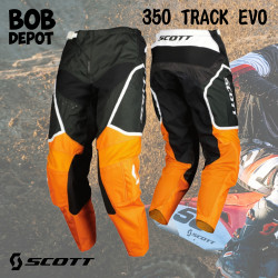 Pantalon 350 TRACK EVO - Noir/Orange