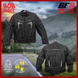 Manteau de Moto TOURING I - Noir