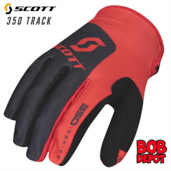 Gants 350 TRACK - Noir/Rouge