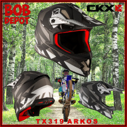 Casque Hors-Route TX319 ARKOS - Gris Mat