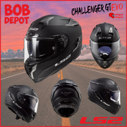 Casque de Moto Intégral CHALLENGER GT Solid - Noir Mat