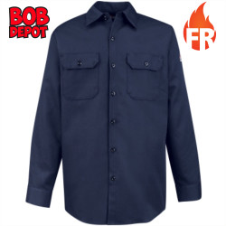 Chemise de Travail Manches Longues Ignifuge FR