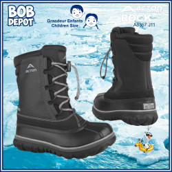 Bottes d'Hiver ROCK pour Enfants avec Feutre Amovible