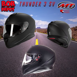 Casque de Moto Intégral THUNDER 3 SV - Noir Mat