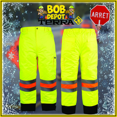 Pantalon de Signaleur Doublé - Hi/Viz