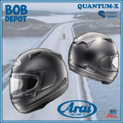 Casque Moto Intégral QUANTUM-X - Noir Givré