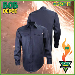 Chemise de Travail Manches Longues Ignifuge FR