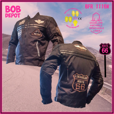 Manteau de Moto LADY ROUTE 66 Limited Edition