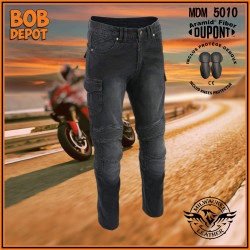 Jeans de Motard Renforcé de Fibres Aramid® par DuPont™