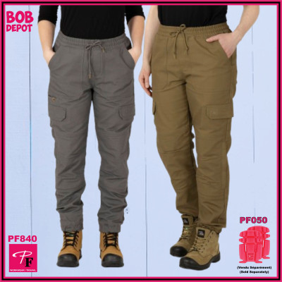 Pantalon style jogger en ducktwill