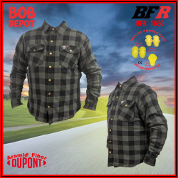 Chemise de Motard Renforcé avec Aramid® Kevlar® de DuPont™