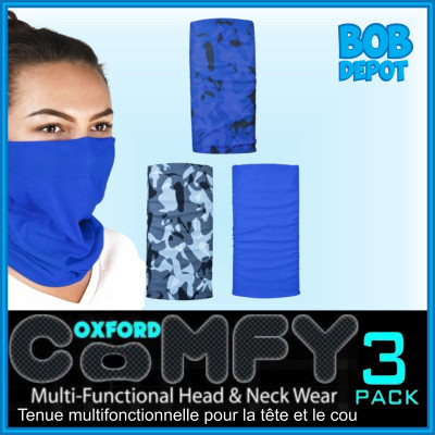 Cache-tête et Cou COMFY HAVOC BL - Paquet de 3