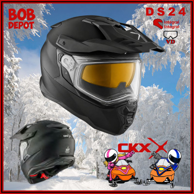 Casque à Double Usage DS24 VD - Visière Double