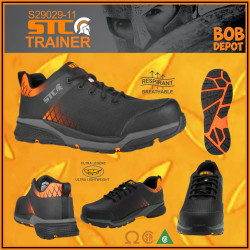 Souliers de Travail TRAINER - Noir/Orange