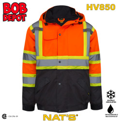 Manteau Travail Imperméable - Hi-Viz