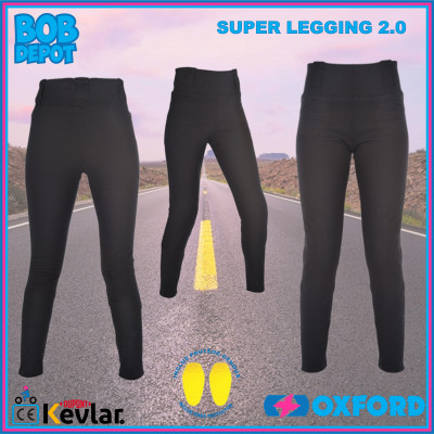 Pantalon de Moto SUPER LEGGING 2.0 - Noir