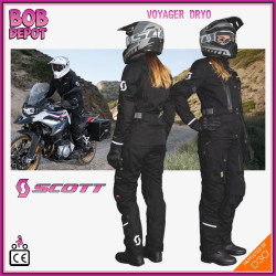 Pantalon de Moto VOYAGER DRYO - Noir/Gris