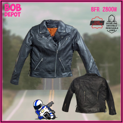 Manteaux de Moto CLASSIQUE en Cuir