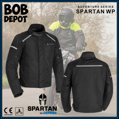 Manteau Moto SPARTAN WP Court - Noir