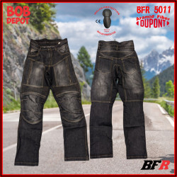 Jeans de Motard Renforcé de Fibres Aramid® par DuPont™