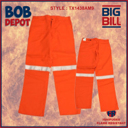 Pantalons de Travail Ignifuge FR - Orange/Hi-Viz