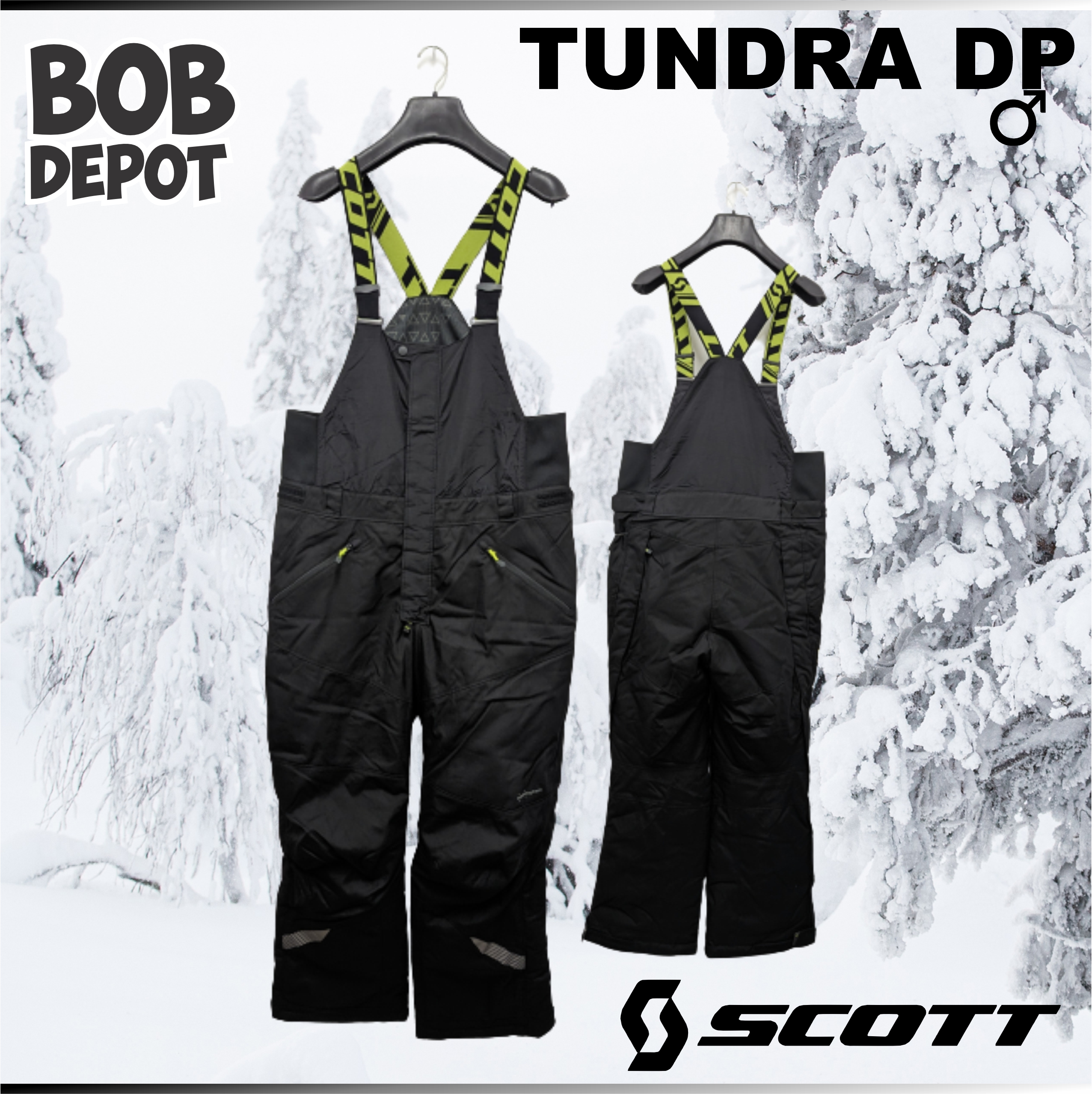 Pantalon de Motoneige TUNDRA DP - Noir