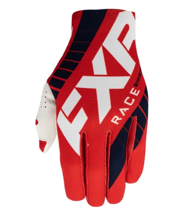 Gants hors-Route SLIP-ON LITE MX - Rouge/Marine