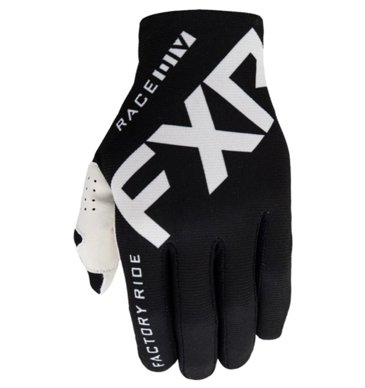 Gants hors-Route SLIP-ON LITE MX - Noir/Blanc